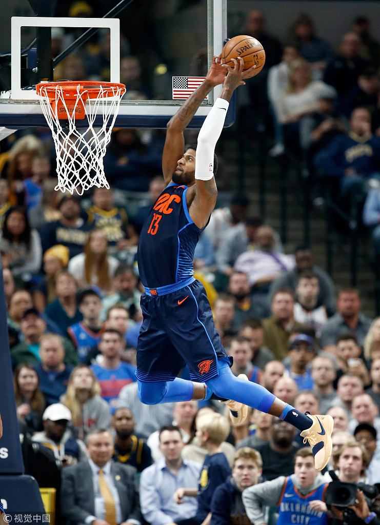  亚历山大全面发挥雷霆主场击退步行者